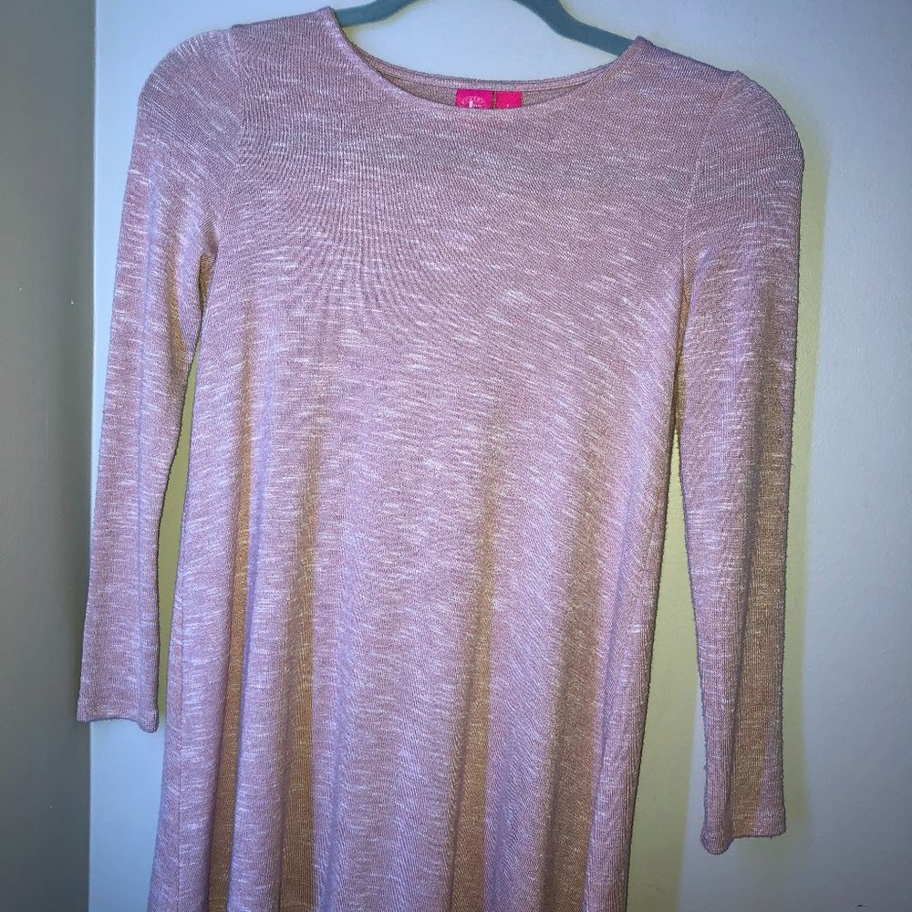 J. Khaki Long Sleeve T-Shirt Dress Size S